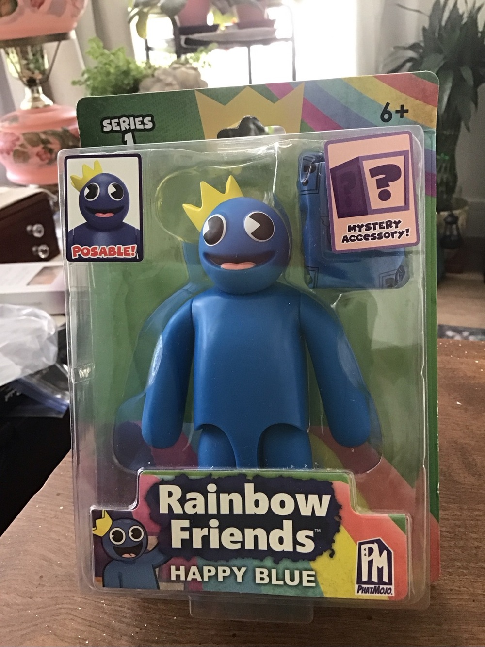 Rainbow Friends New/Sealed Happy Blue Rainbow Friends PhatMojo 2023 Series 1 - Picture 2 of 4